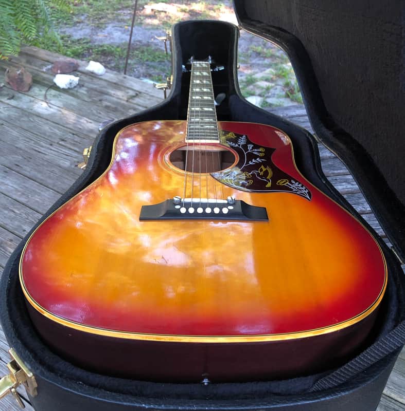 Ibanez E-684 Concord Hummingbird 1976 - Cherry image 1