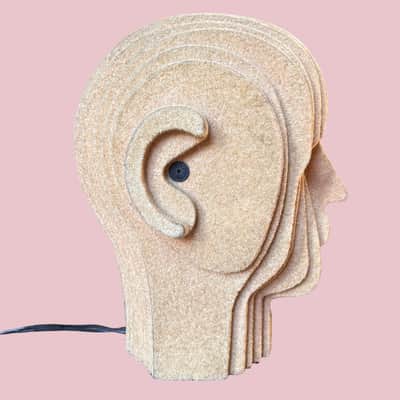 AKG D 99 C "Harry" Binaural Dynamic Microphone 1975 - 1977 - Tan image 5