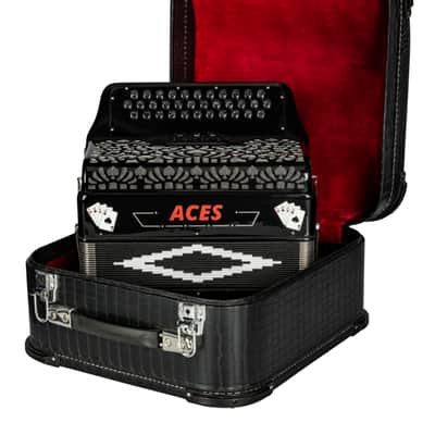 Hohnica ACES II GCF Accordion - Black 3 Registers (ACES II GBK) image 8
