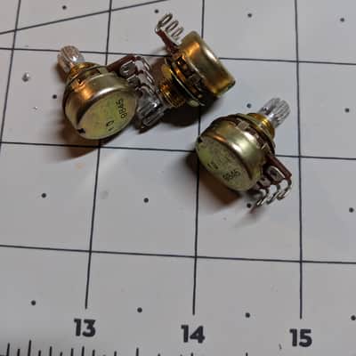 Alpha A50k potentiometers-new- lot of 3 image 1