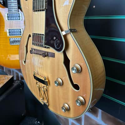 Epiphone Joe Pass Emperor Pro II Natural Gloss 2016 Hollow Body Electric Guitar image 5