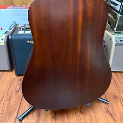 Guild D4-NT Dreadnought Acoustic Guitar -Westerly RI USA 1991 - Natural Satin- Bridge Re-glue w/Hard Case image 13
