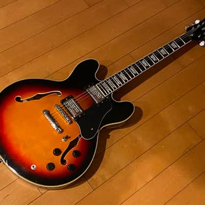 Firefly FF-338 2010's ES-335 Style Tobacco Burst with Upgraded Epiphone Pickups and Electronics image 8