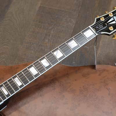 2016 Gibson Custom Shop Les Paul Custom Electric Guitar Black Ebony + COA OHSC image 8