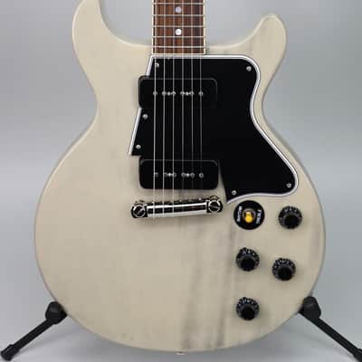 Epiphone Inspired by Gibson Custom '60 Les Paul Special Double Cut TV White image 1