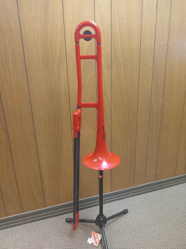 Jiggs pBone Plastic Trombone serial PR18050001 - Red image 1