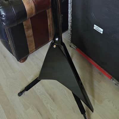 Jackson RR1 Custom Randy Rhoads 1984 San Dimas Custom Shop Offset Flying V Black PRE-Fender era image 16