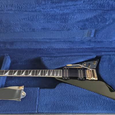 Jackson RR1 Custom Randy Rhoads 1984 San Dimas Custom Shop Offset Flying V Black PRE-Fender era image 1