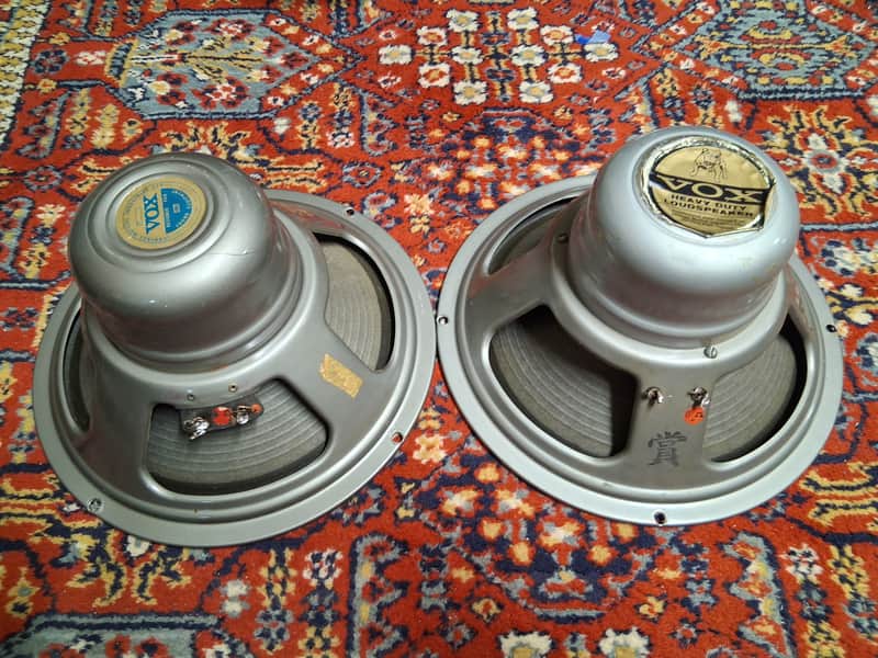 1960s Celestion T1088 JMI VOX Silver Bell PAIR image 1