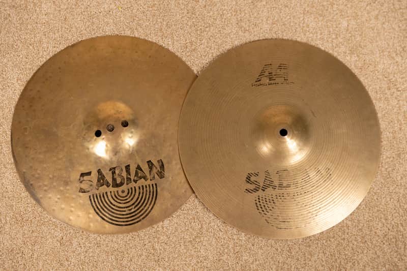 Sabian 14" AA Fusion Hats 1128g 1720g image 1