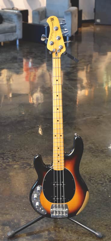 Music Man Stingray 4 String Left Handed  1980 "Sunburst" image 1