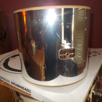 TAMA ARTSTAR ES  RACK TOM SHELL 13 X 11 1990'S - CHROME WRAP image 2