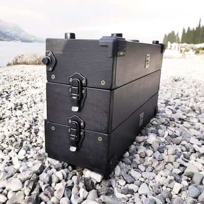 (2x3U) 6U Eurorack Case Powered, 84 or 104 hp, modular synthesizer, patched resealable image 9