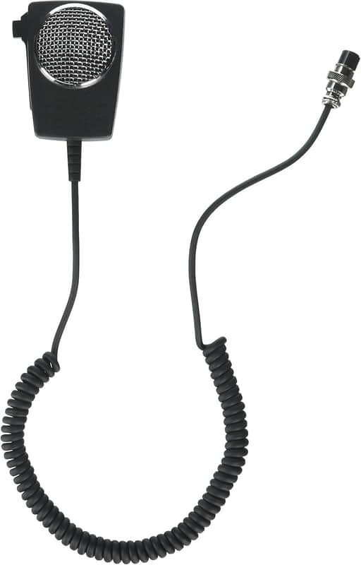 Amplified Ceramic Power 4-Pin Microphone, Black image 1