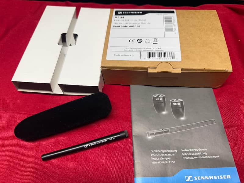 Sennheiser ME 36 MZH Series Hypercardioid / Lobar Shotgun Condenser Microphone Capsule image 1