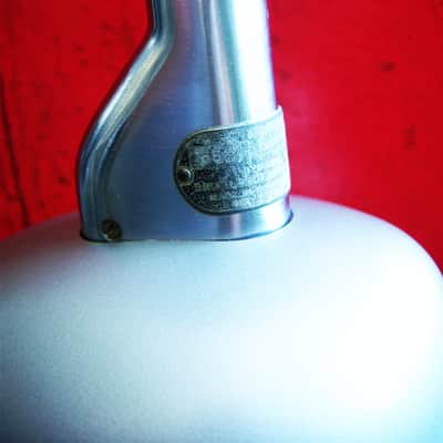 Vintage 1940's Shure 55 / 55S dynamic microphone satin chrome w S-36 desk stand Elvis 55S # 9 image 8
