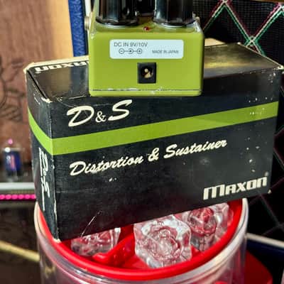 Maxon D&S Distorsion Sustainer Reissue 2010s - Dark Green ( New Old Stock) image 9