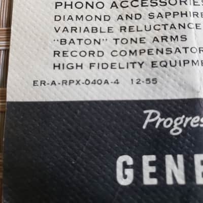 Rare Thorens Headshell w/GE g136 rpx "Golden Treasure" Mono Cartridge, 1950's, Superb, $229 shipped! image 13