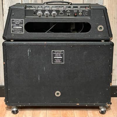 1968 Vox V1083 Berkeley III Super Reverb 2-Channel 35-Watt 2x10" Piggyback Guitar Amp, Serviced and Sounding Great! image 4