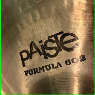 Paiste Formula 602 Seven Sound Set 7 20" Deep Ride from 1975 2353g (Who is E.C.??) image 8