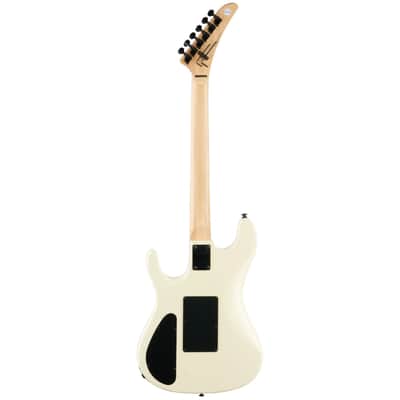 Kramer Nightswan Electric Guitar, Vintage White Aztec Marble Graphic image 6
