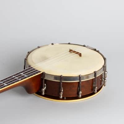 Gibson  UB-2 Banjo Ukulele,  c. 1932, original black chipboard case. image 7