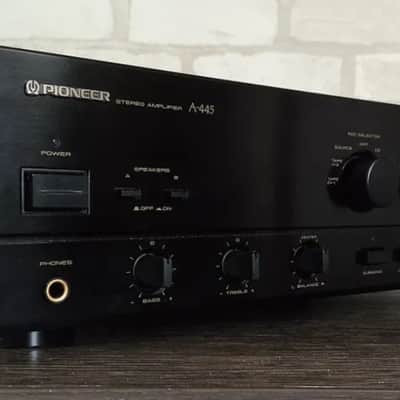 PIONEER A-445  ✅Servicad Warranty +Manual Rare Vintage Stereo Amplifier Japan 1989 Servicad Warranty +Manual image 9