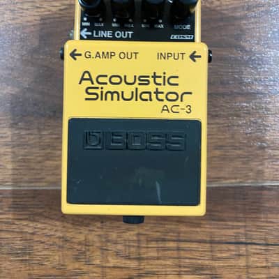 Boss AC-3 Acoustic Simulator (Dark Gray Label) 2006 - Present - Yellow image 1