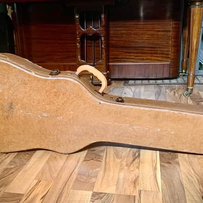 Toyo Gakki vintage 1970's LP style guitar case with red liner for Ibanez or Gibson image 3