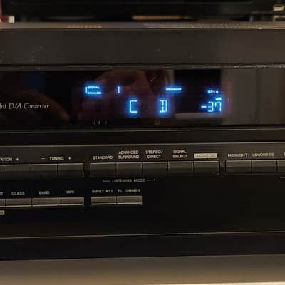 Pioneer PIONEER VSX-D412-K AM-FM 5.1 Stereo Receiver 90s  - Black metal image 1