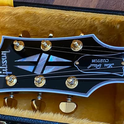 Gibson Custom Shop M2M Les Paul Custom Raw Natural Top "Mick Ronson" image 8