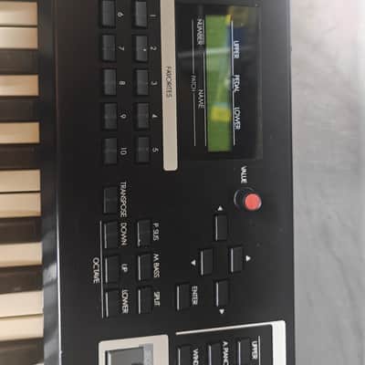 2010-2013 Hammond SK1-73 - Black with Cherry Red side panels. Comes with Rolling Hard Gator Case, pedals and cables. image 5