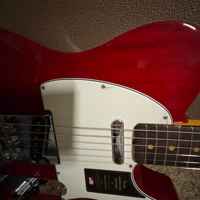 Fender American Vintage II '63 Telecaster 2022 - Present - Crimson Red Transparent image 5
