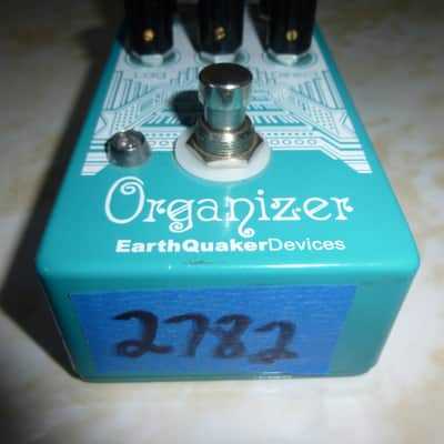 EarthQuaker Devices Organizer Polyphonic Organ Emulator 2012 - 2017 - Teal / White Print image 2