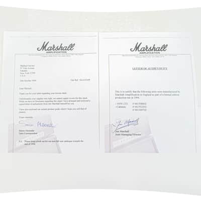 Marshall 1959LTD Jimi Hendrix Full Stack – 1994 Limited Edition (Purple) w/ COA image 9