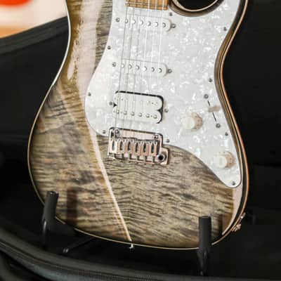 SUHR Standard Plus HSS Trans Charcoal Burst Roasted MN image 9