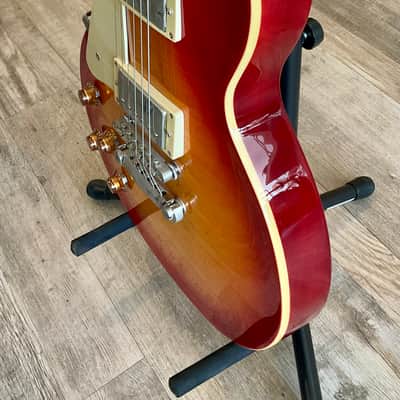 Epiphone Les Paul Standard Plus Top PRO - Left-Handed - Heritage Cherry Sunburst - w/ Hardshell Case image 4