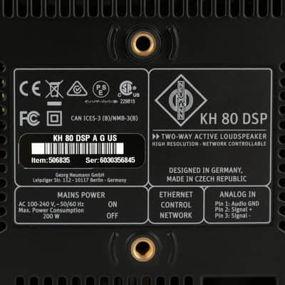 Neumann KH 80 DSP A G US Active Near-field DSP Monitor image 5