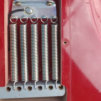 Fender Stratocaster1956-57/ NAMM 2000 Dakota Red over White image 11