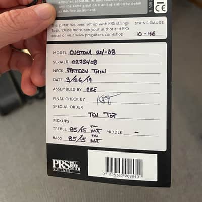 2019 PRS Custom 24-08 10-Top - Angry Larry image 10