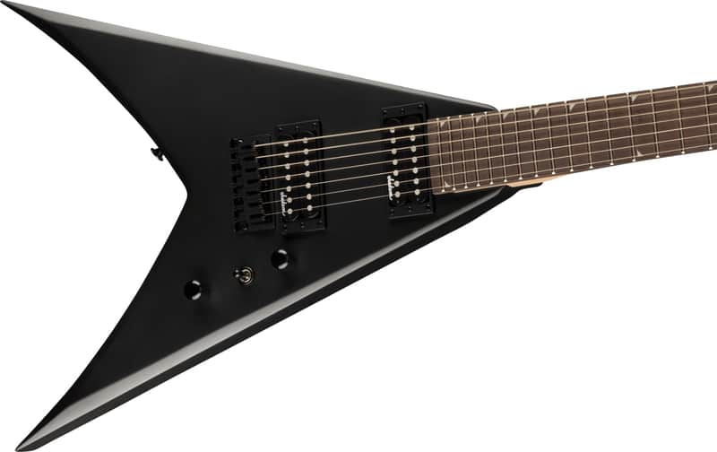 SPECIAL ORDER! JACKSON JS Series JS22-7 KING V Guitar in Satin Black image 1