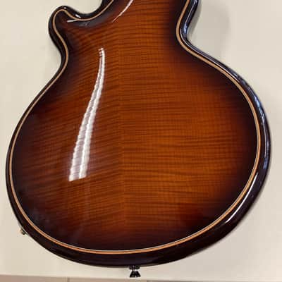(On hold) Mario Beauregard MB Archtop hand carved Hollow body thinline with Lollar Imperial Humbucker Sakashta image 13