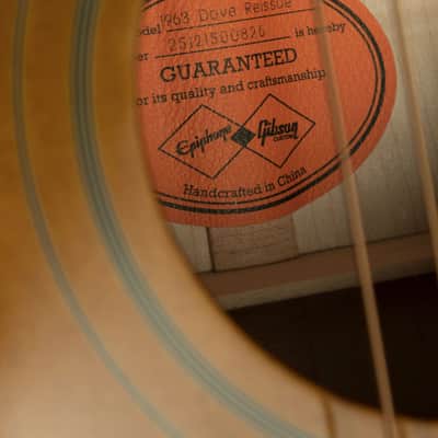 Epiphone Inspired by Gibson Custom 1963 Dove Reissue | Natural image 8