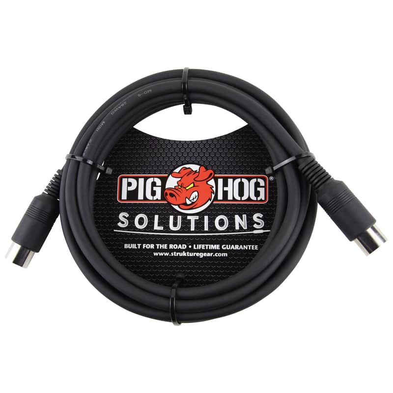 Pig Hog PMID10 MIDI Cable - 10' image 1