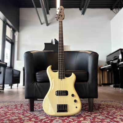 Westone Spectrum ST Bass Matsumoku MIJ 1985 - Ebony Fingerboard, White, Used image 2