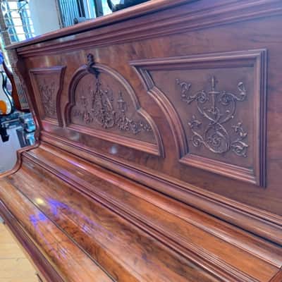 Beautiful Pristine 1898 Antique "Bush & Gerts " Upright Piano Comp. Overhauled image 5