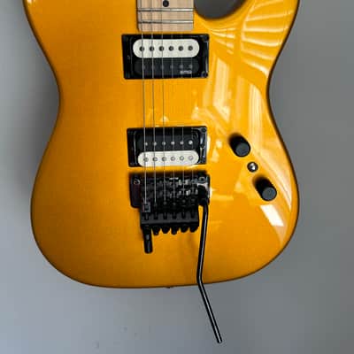 Charvel USA Custom San Dimas Model 2 HH - Gold Metallic image 10