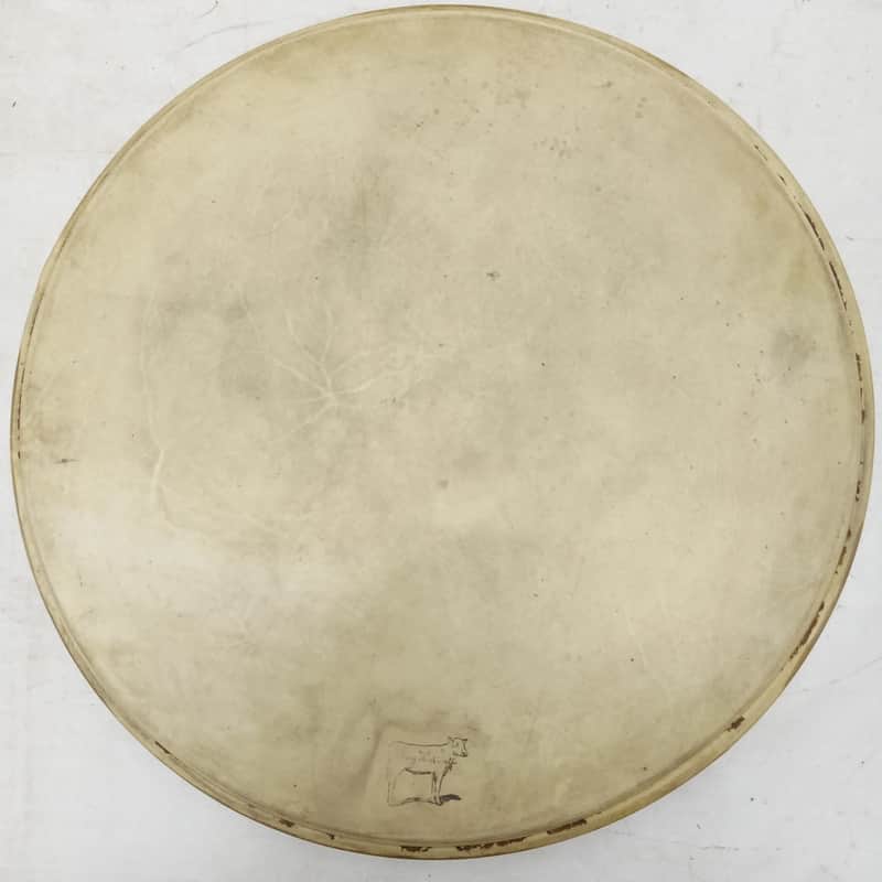Ludwig 14" Whitecalf Calf Skin Snare/Floor Tom Drum Head Batter Vintage 40s USA image 1