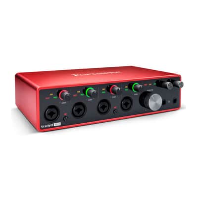 Focusrite Scarlett 18i8 3rd Gen 18x8 USB Audio Interface with Boom Stand (2-Pack) and XLR Cables (4-Pack) Bundle (7 Items) image 7