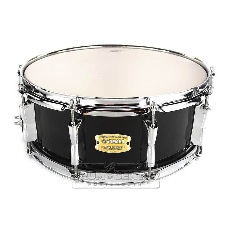 Yamaha Stage Custom Birch Snare Drum 14x5.5 Raven Black image 1
